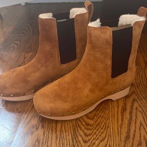 JCrew Suede Chelsea Clog